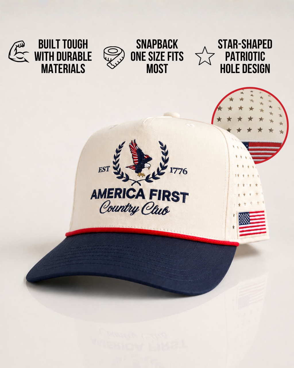 America First Country Club Hat - (PRE-ORDER)