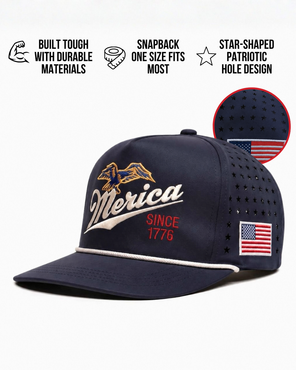 Merica Eagle Since 1776 Hat - (PRE-ORDER)