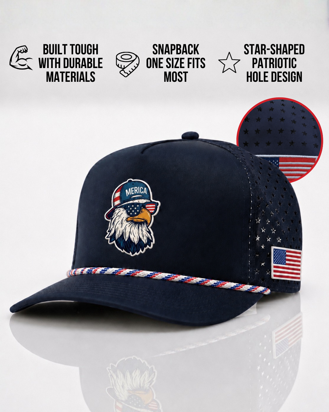 Patriotic Eagle Hat - (PRE-ORDER)