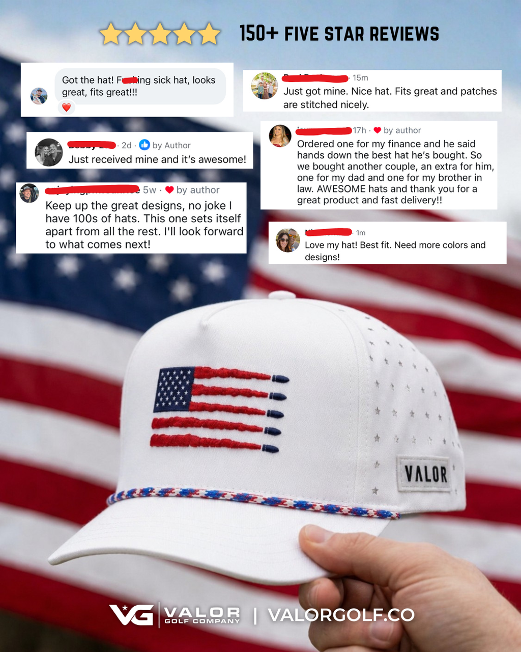 Lead & Liberty USA Flag Hat - (PRE-ORDER)