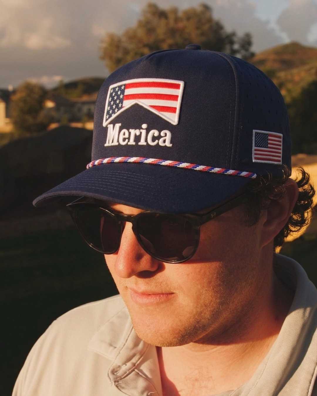 Old Glory Merica Banner Hat